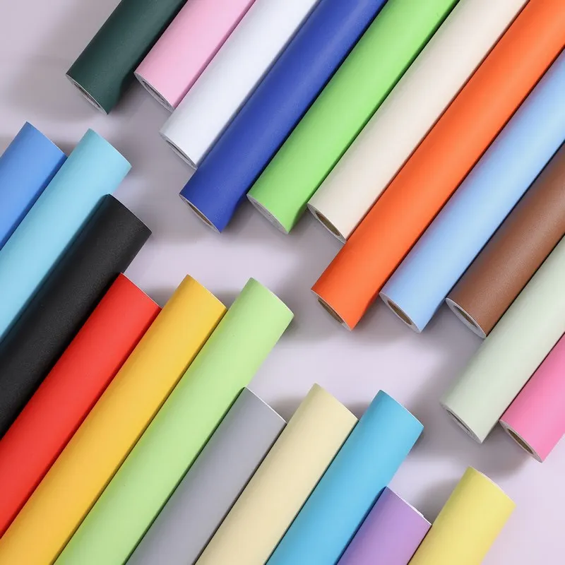 PVC Waterproof Self Adhesive Decorative Film Refurbished Bedroom Wallpaper Kid Room Decal Old Furniture Pure Color Wall Stickers
PVC Waterproof Self Adhesive Decorative Film Refurbished Bedroom Wallpaper Kid Room Decal Old Furniture Pure Color Wall Stickers