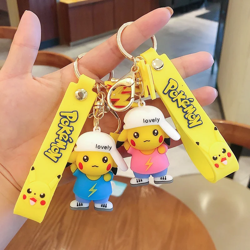 Cartoon picachu key chain car key doll pendant schoolbag decoration creative key chain small gift
Cartoon picachu key chain car key doll pendant schoolbag decoration creative key chain small gift