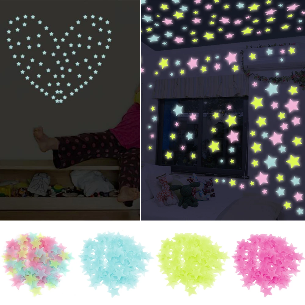 100/200 Pcs Stars Sticker On Wall Glow in the Dark Luminous Wall Stickers for Bed Room Room Wall Decor Dormitory Wall Stickers
100/200 Pcs Stars Sticker On Wall Glow in the Dark Luminous Wall Stickers for Bed Room Room Wall Decor Dormitory Wall Stickers