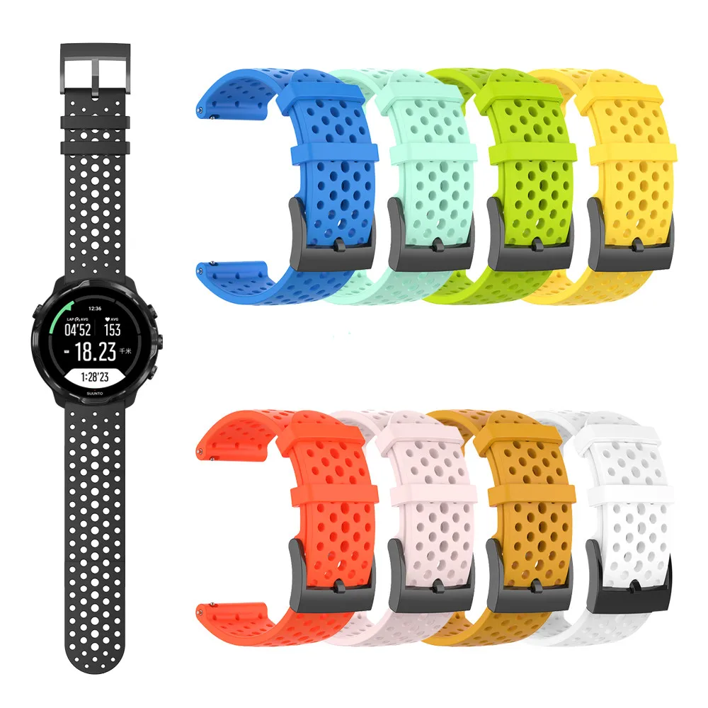 24mm Silicone Sport Band For Suunto 7 smart watch Wrist Strap Watchband For Suunto 9 9 Baro D5 Replaceable Accessories Bracelet
24mm Silicone Sport Band For Suunto 7 smart watch Wrist Strap Watchband For Suunto 9 9 Baro D5 Replaceable Accessories Bracelet