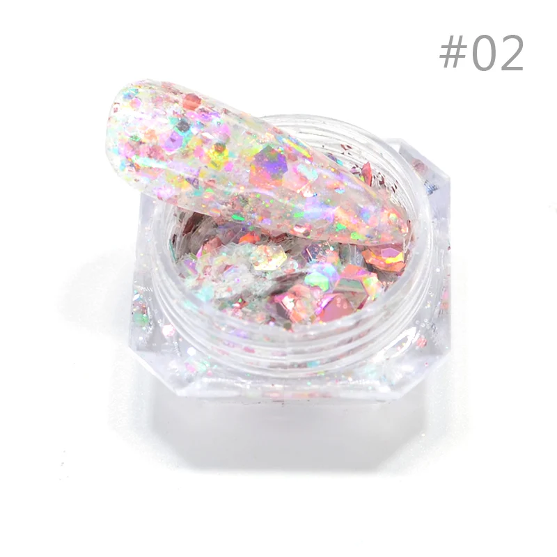 YWK 12 Colors Mix Hexagon Nail Glitter Powder Sequins Set Ultra-Thin Sparkles Flake Manicure Decoration Nail Art Paillette Tip
YWK 12 Colors Mix Hexagon Nail Glitter Powder Sequins Set Ultra-Thin Sparkles Flake Manicure Decoration Nail Art Paillette Tip