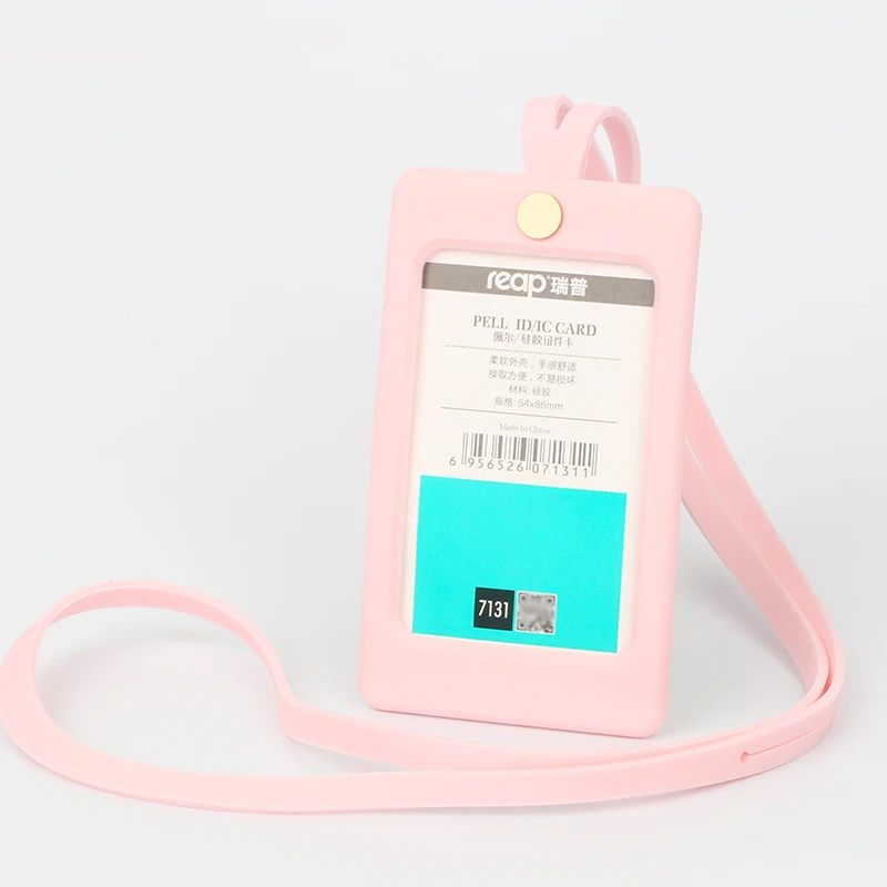 New Fashion Easy To Use Convenience Silicone Id Card Holder Soft Badge Hospital Employee Work Creative Badge(Standard size)
New Fashion Easy To Use Convenience Silicone Id Card Holder Soft Badge Hospital Employee Work Creative Badge(Standard size)