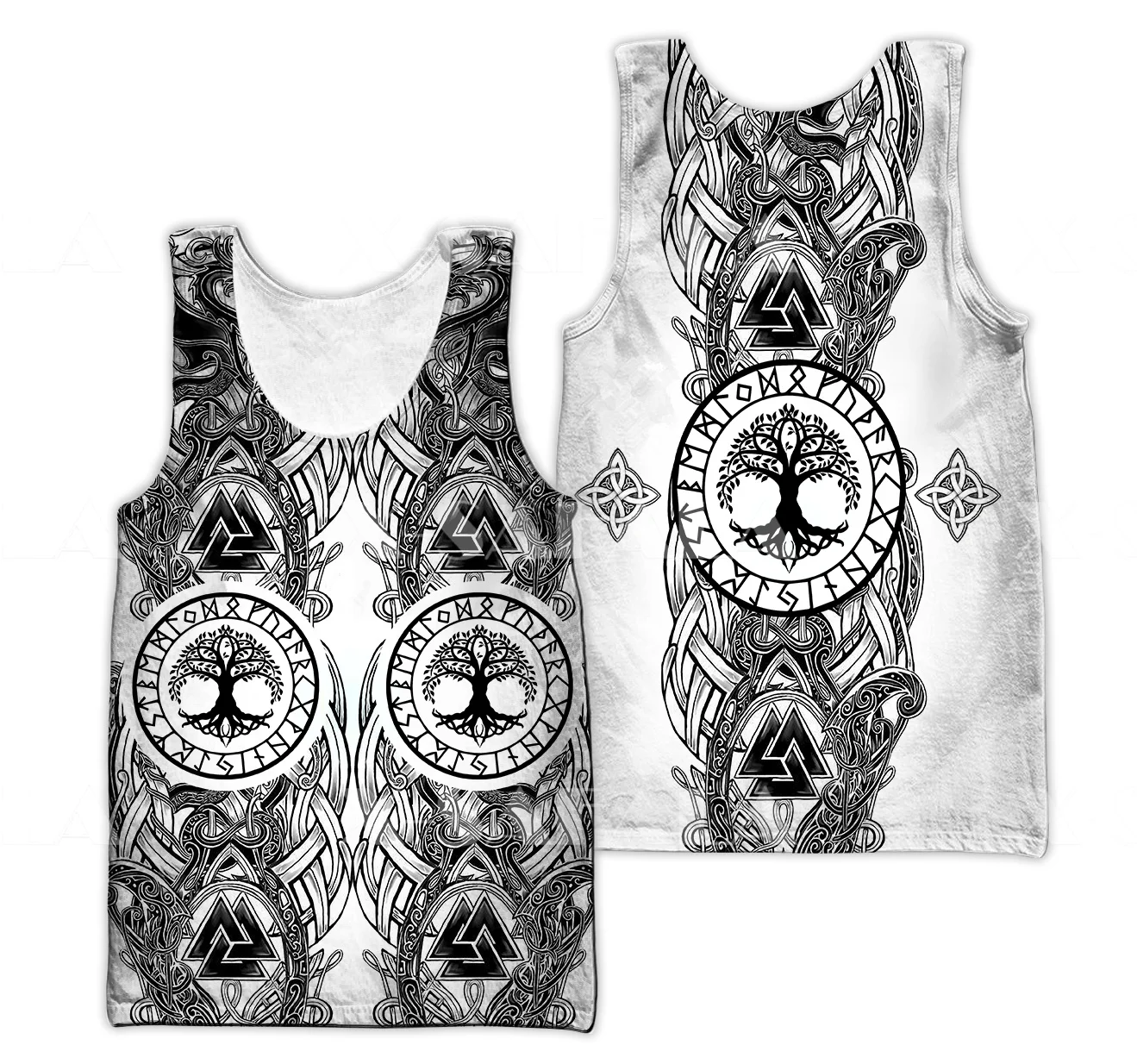 Odin Viking Symbol Tattoo Raven 3D Printed Men Shirt Vest Harajuku Fashion Sleeveless T-shirt Summer streetwear Tank Tops-3
Odin Viking Symbol Tattoo Raven 3D Printed Men Shirt Vest Harajuku Fashion Sleeveless T-shirt Summer streetwear Tank Tops-3