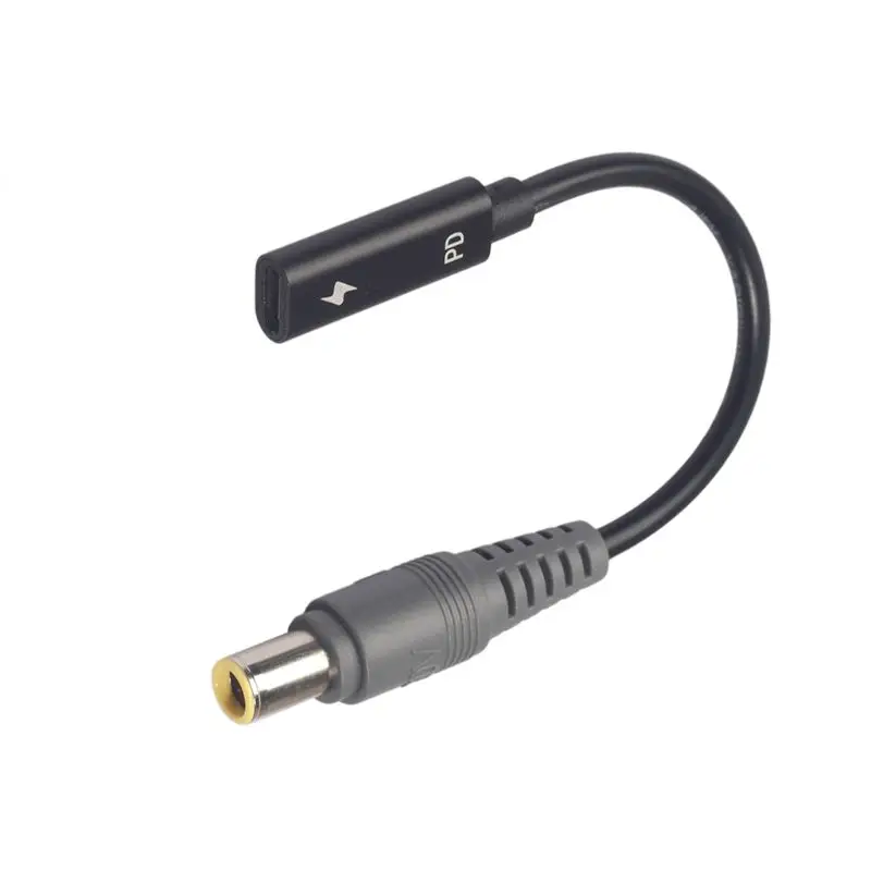 Type-C Female to 7.9mm Male Power Cable Adapter for Le-novo Thinkpad Laptop Line M17F
Type-C Female to 7.9mm Male Power Cable Adapter for Le-novo Thinkpad Laptop Line M17F