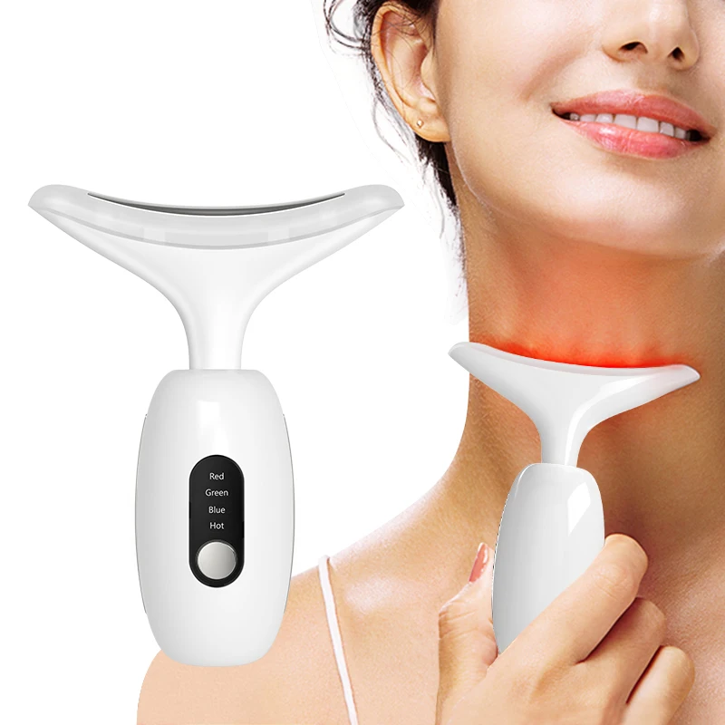 Neck Massager 3 Colors Led Facial eye Lifting Wrinkle Removal Photon Therapy Skin Tighten Reduce Double Chin Beauty Care Device
Neck Massager 3 Colors Led Facial eye Lifting Wrinkle Removal Photon Therapy Skin Tighten Reduce Double Chin Beauty Care Device