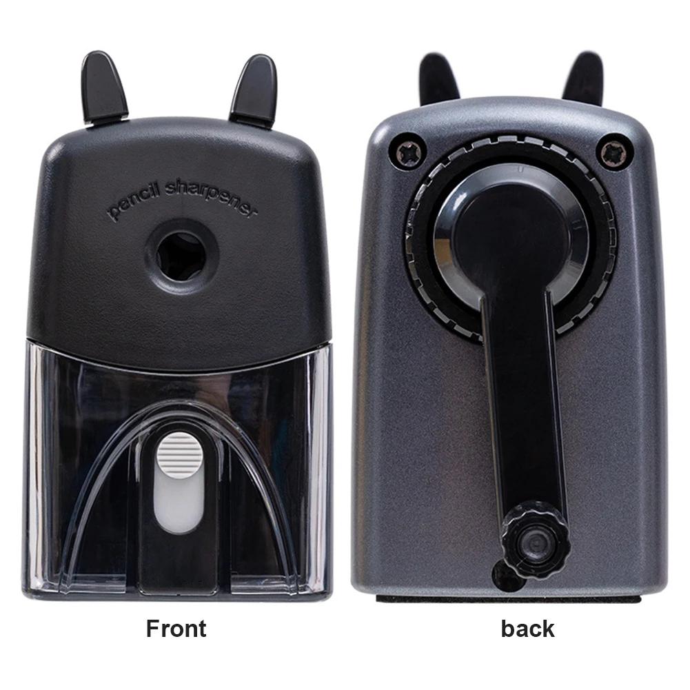Pencil Sharpener Hand Crank Manual Student Small Rotary Gift Double Hole Kids Portable Cutter Tool Office School Stationary
Pencil Sharpener Hand Crank Manual Student Small Rotary Gift Double Hole Kids Portable Cutter Tool Office School Stationary