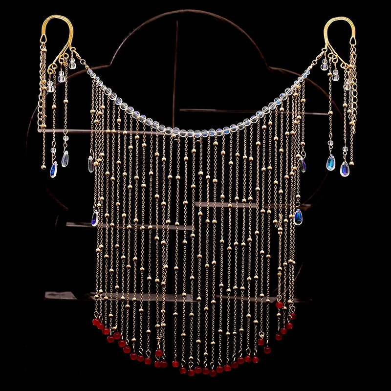 Rhinetone Tassel Head Chains Face Cover Jewelry For Women Dance Party Bling Crystal Bridal Veil Face Chain Wedding Accessories
Rhinetone Tassel Head Chains Face Cover Jewelry For Women Dance Party Bling Crystal Bridal Veil Face Chain Wedding Accessories