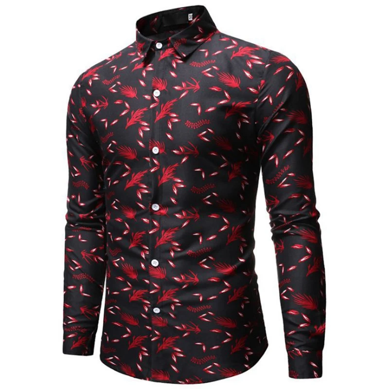 Men's Shirt Autumn Printed Long Sleeve Shirts High quality Slim Fit Party Male Shirts camisa masculina
Men's Shirt Autumn Printed Long Sleeve Shirts High quality Slim Fit Party Male Shirts camisa masculina