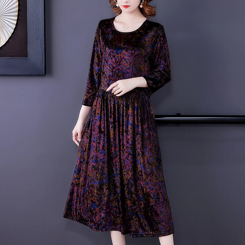 COIGARSAM Women Long Dress Autumn 2021 New Office Lady Print O-Neck Dresses Traf Robe Vestidos
COIGARSAM Women Long Dress Autumn 2021 New Office Lady Print O-Neck Dresses Traf Robe Vestidos