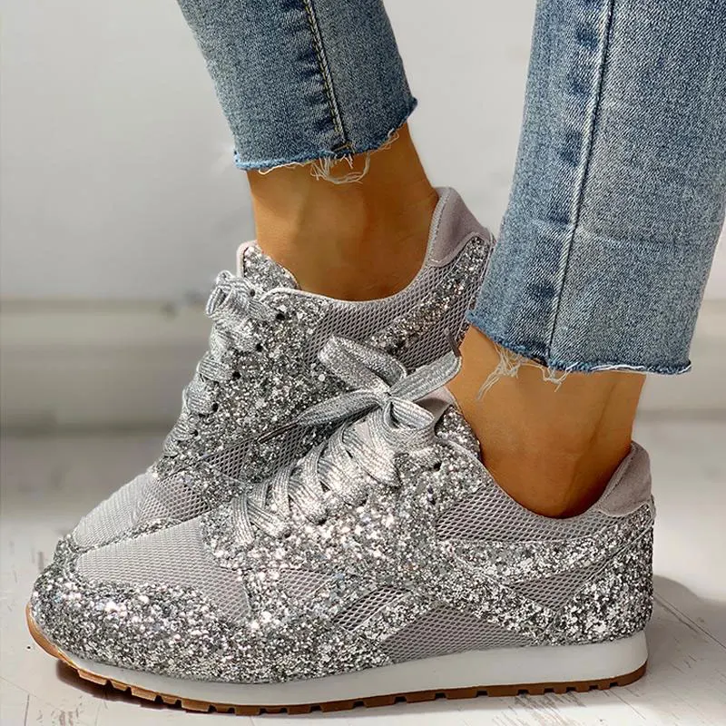 2021 New Women's Sneakers Flat Vulcanized Shoes Woman Lace up Bling Ladies Platform Female Casual Fashion Spring Women Footwear
2021 New Women's Sneakers Flat Vulcanized Shoes Woman Lace up Bling Ladies Platform Female Casual Fashion Spring Women Footwear