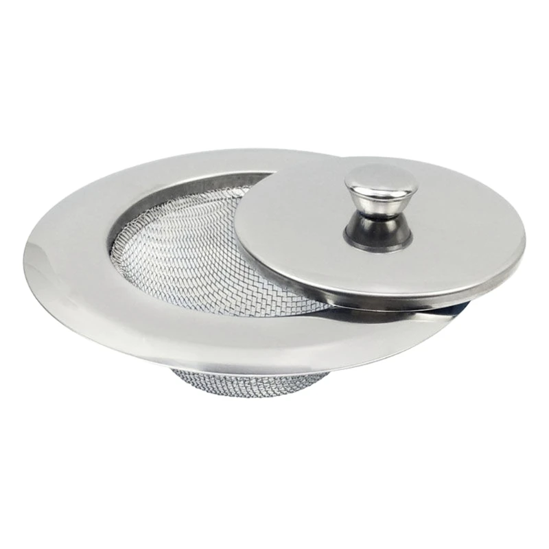 Kitchen Sink Strainer Drain Hair Catcher Bath Stopper Plug Stainless Steel Sewer Filter with Lid Bathroom Accessories
Kitchen Sink Strainer Drain Hair Catcher Bath Stopper Plug Stainless Steel Sewer Filter with Lid Bathroom Accessories