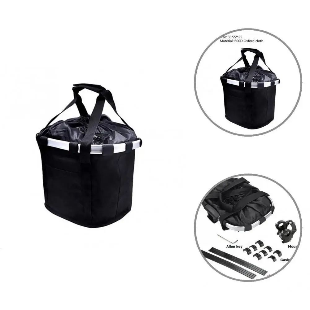 Adjustable Unique Rain Proof Oxford Cloth Bike Front Basket Sturdy Handlebar Basket Detachable Cycling Supplies
Adjustable Unique Rain Proof Oxford Cloth Bike Front Basket Sturdy Handlebar Basket Detachable Cycling Supplies