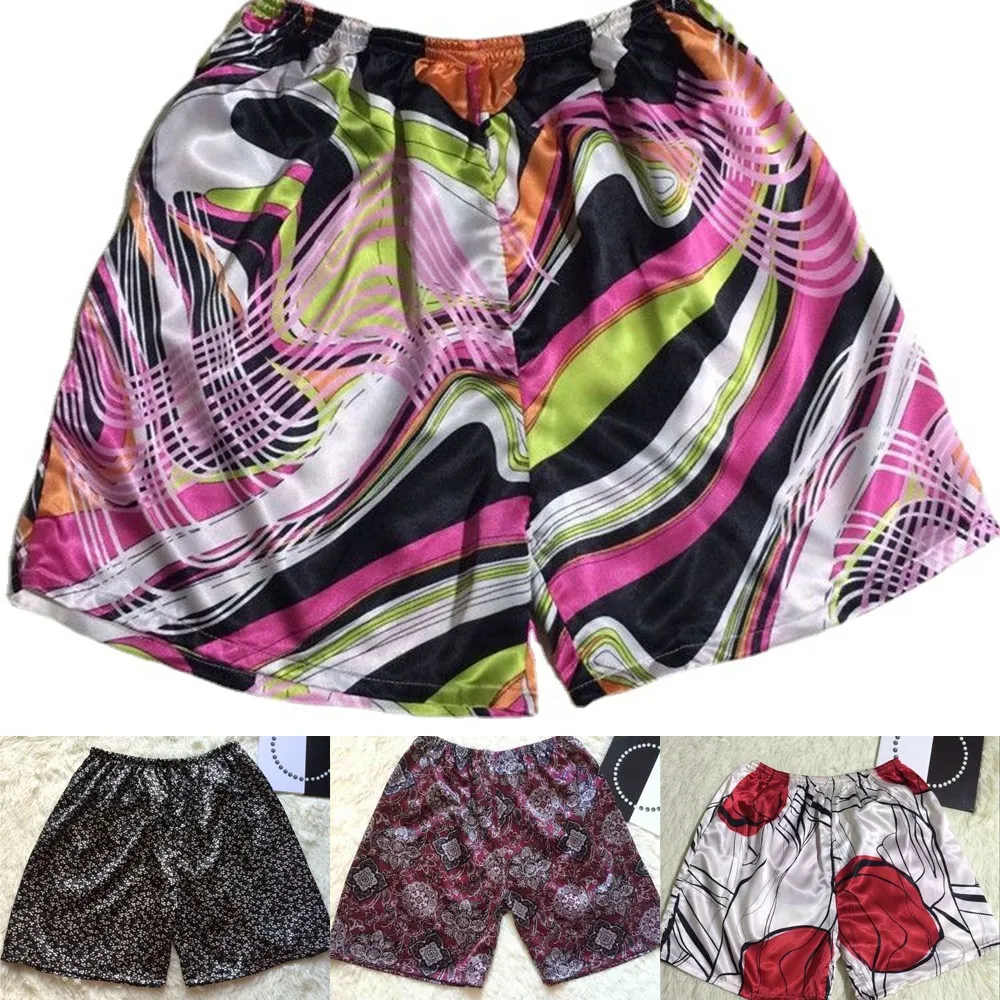 2021 Summer Mens Sleep Bottoms Printed Silk Satin Sleepwear Boxers Shorts Nightwear Pajamas For Men Homewear Robes Underwear
2021 Summer Mens Sleep Bottoms Printed Silk Satin Sleepwear Boxers Shorts Nightwear Pajamas For Men Homewear Robes Underwear