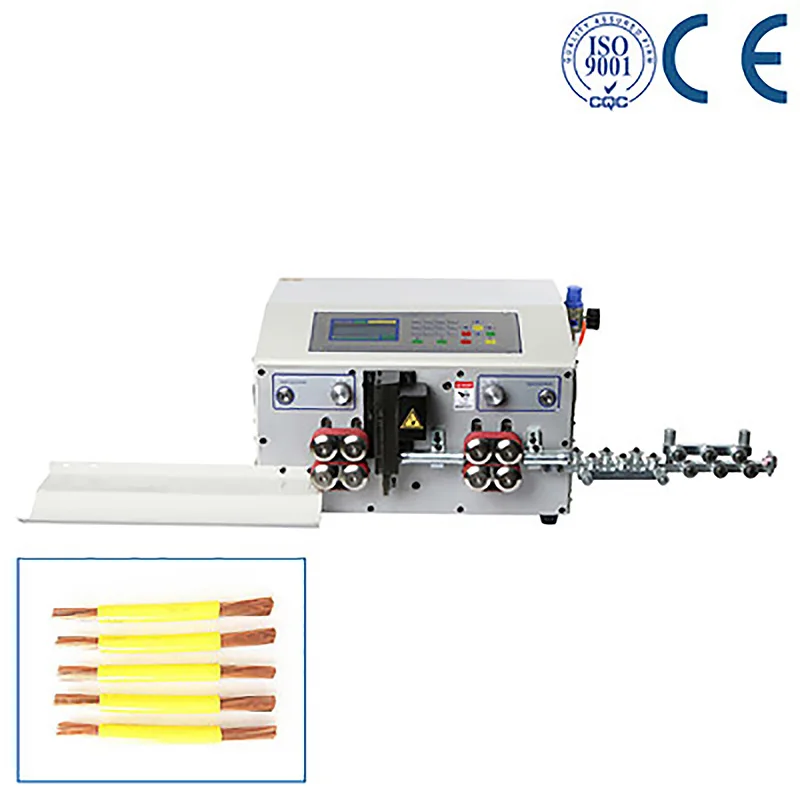 SWT508MAX2 Computer Sheathed Cable Wire Stripping Cutting Peeling Machine for cable crimping and peeling from 1-70mm²
SWT508MAX2 Computer Sheathed Cable Wire Stripping Cutting Peeling Machine for cable crimping and peeling from 1-70mm²