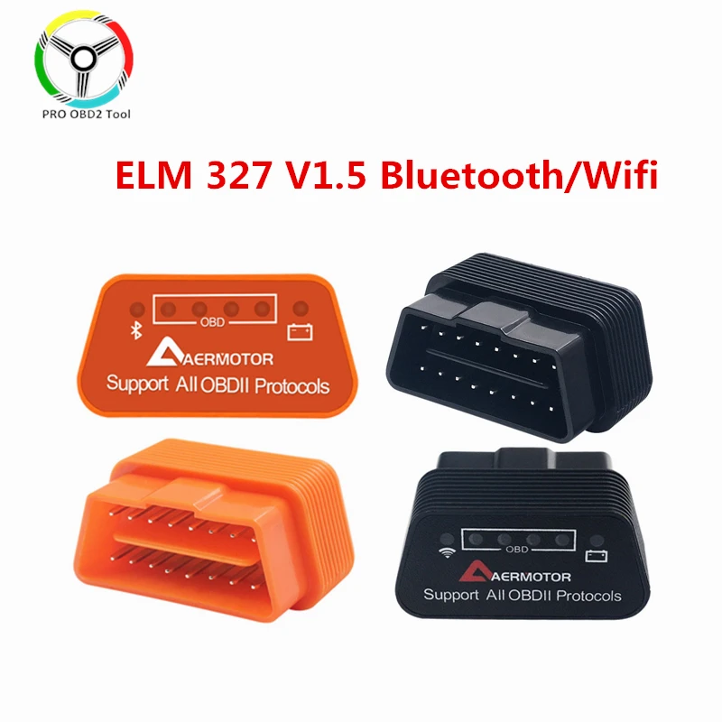 Диагностический инструмент Super Mini AER ELM327 V1.5 Bluetooth/WiFi OBD2 ELM 327 В 1 5 поддержка всех