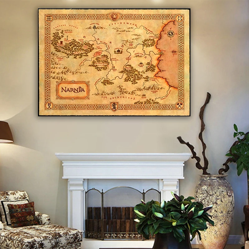 Narnia Map Poster Chronicles Of Narnia Prints Vintage Style Fantasy Maps Art Picture Canvas Painting Home Room Decor Wall Decor
Narnia Map Poster Chronicles Of Narnia Prints Vintage Style Fantasy Maps Art Picture Canvas Painting Home Room Decor Wall Decor