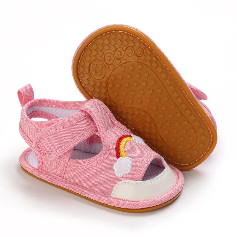 Newborn Baby Girls Boys Casual Shoes Sandals First Walkers Newborn Shoes Round Toe Flats Soft Sole Sandals Toddler Shoes