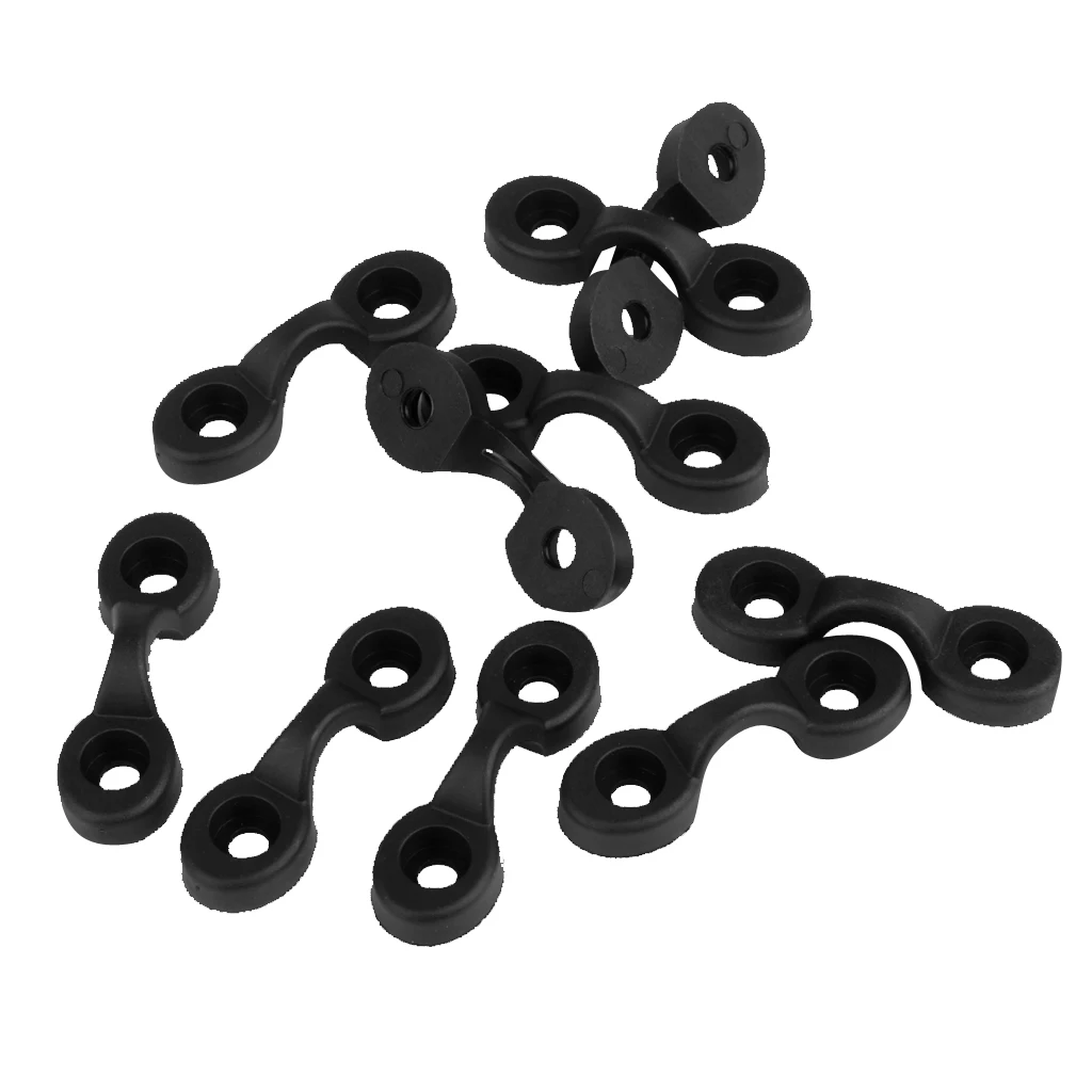 MagiDeal Excellent 10Pcs Nylon Bungee Deck Loops Tie Down Pad Eye Black for Outdoor Kayaks Canoes Boats Replacement Accessory
MagiDeal Excellent 10Pcs Nylon Bungee Deck Loops Tie Down Pad Eye Black for Outdoor Kayaks Canoes Boats Replacement Accessory