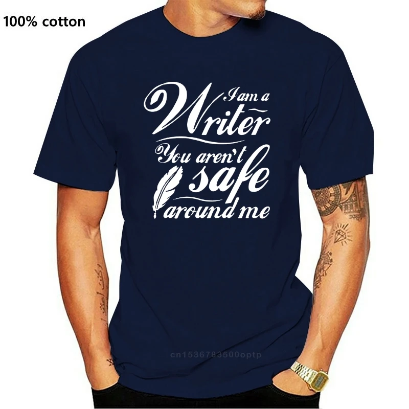 Новая мужская футболка I Am A Writer You Are T Safe Around Me Женская Мужская футболка
Новая мужская футболка I Am A Writer You Are T Safe Around Me Женская Мужская футболка