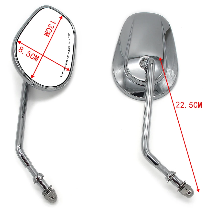 Боковое зеркало для Мотоциклов Harley Davidson Street 500 750 XG500 XG750 Switchback FLD Bob FXDB Low Rider FXDL Wide