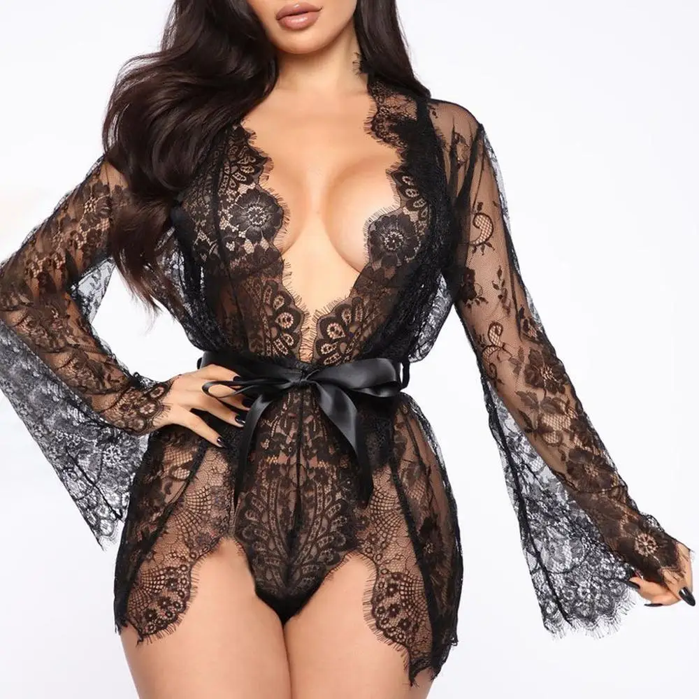 Sexy Fashion Lace Lingerie Underwear Sleepwear Nightdress Pajamas Jumpsuit Lingerie Sexy Hot Erotic Porno Costumi #4M12
Sexy Fashion Lace Lingerie Underwear Sleepwear Nightdress Pajamas Jumpsuit Lingerie Sexy Hot Erotic Porno Costumi #4M12
