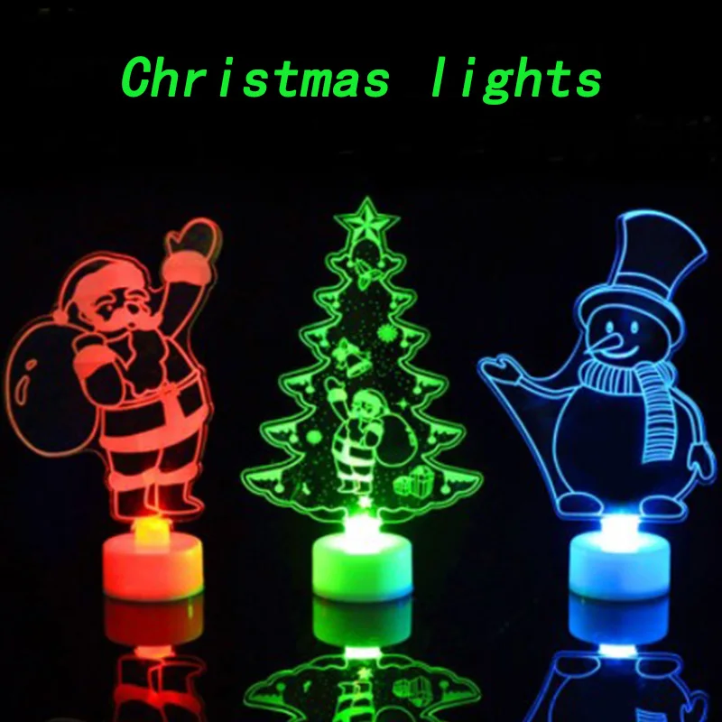 1pc lowing colorful acrylic Christmas tree snowman Santa Claus gifts Christmas household decoration products supplies
1pc lowing colorful acrylic Christmas tree snowman Santa Claus gifts Christmas household decoration products supplies