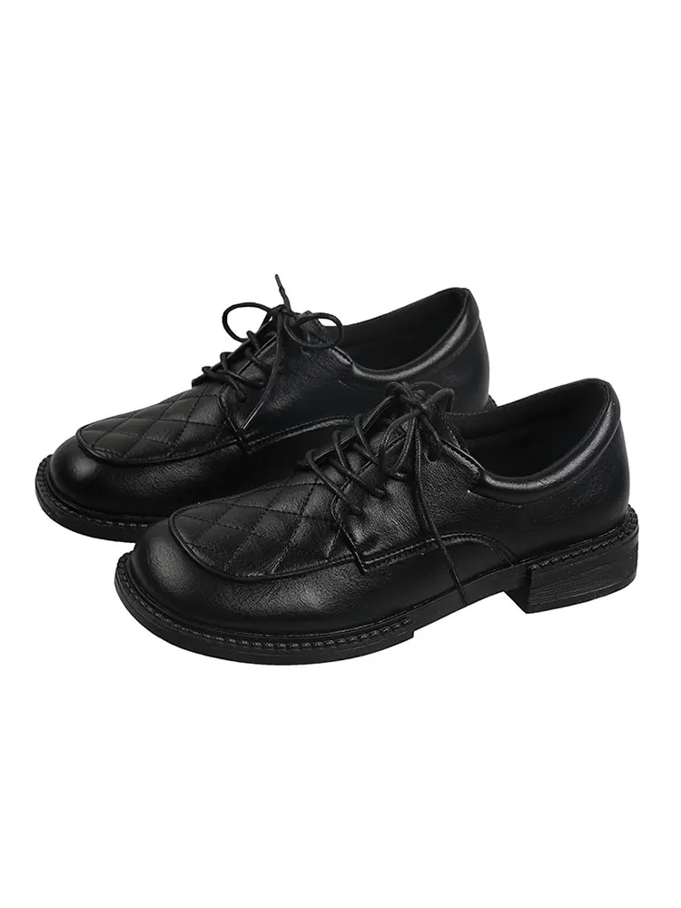 Women's shoes leather shoes 2020 autumn new fashion square toe low-heel lace-up loafers
Women's shoes leather shoes 2020 autumn new fashion square toe low-heel lace-up loafers