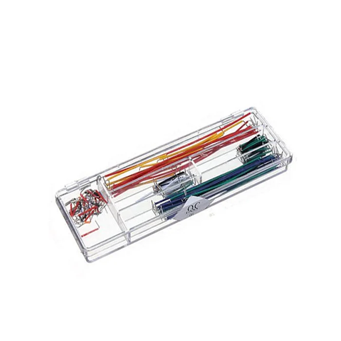 Boxed total of 140 breadboard lines, breadboard dedicated lines, breadboard jumpers, breadboard cables
Boxed total of 140 breadboard lines, breadboard dedicated lines, breadboard jumpers, breadboard cables
