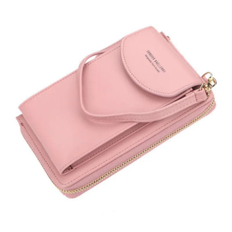 Women Wallets Long Leather Phone Pockets Shoulder credit Card Holder Purse Bag Zipper Carteras Mujer Billetera Clutch Female
Women Wallets Long Leather Phone Pockets Shoulder credit Card Holder Purse Bag Zipper Carteras Mujer Billetera Clutch Female