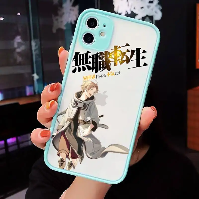 Mushoku Tensei Jobless Reincarnatio Phone Cases Matte transparent For blue iPhone 12 Mini 11 Pro XR XS Max 7 8 Plus X Back Cover
Mushoku Tensei Jobless Reincarnatio Phone Cases Matte transparent For blue iPhone 12 Mini 11 Pro XR XS Max 7 8 Plus X Back Cover