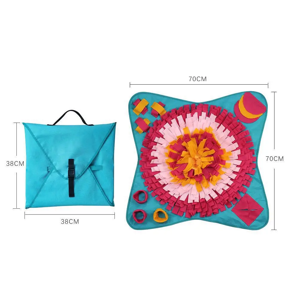 Pet Dog Snuffle Mat Pet Sniffing Training Blanket Detachable Fleece Pads Dog Mat Relieve Stress Nosework Puzzle Toy Pet Nose Pad
Pet Dog Snuffle Mat Pet Sniffing Training Blanket Detachable Fleece Pads Dog Mat Relieve Stress Nosework Puzzle Toy Pet Nose Pad