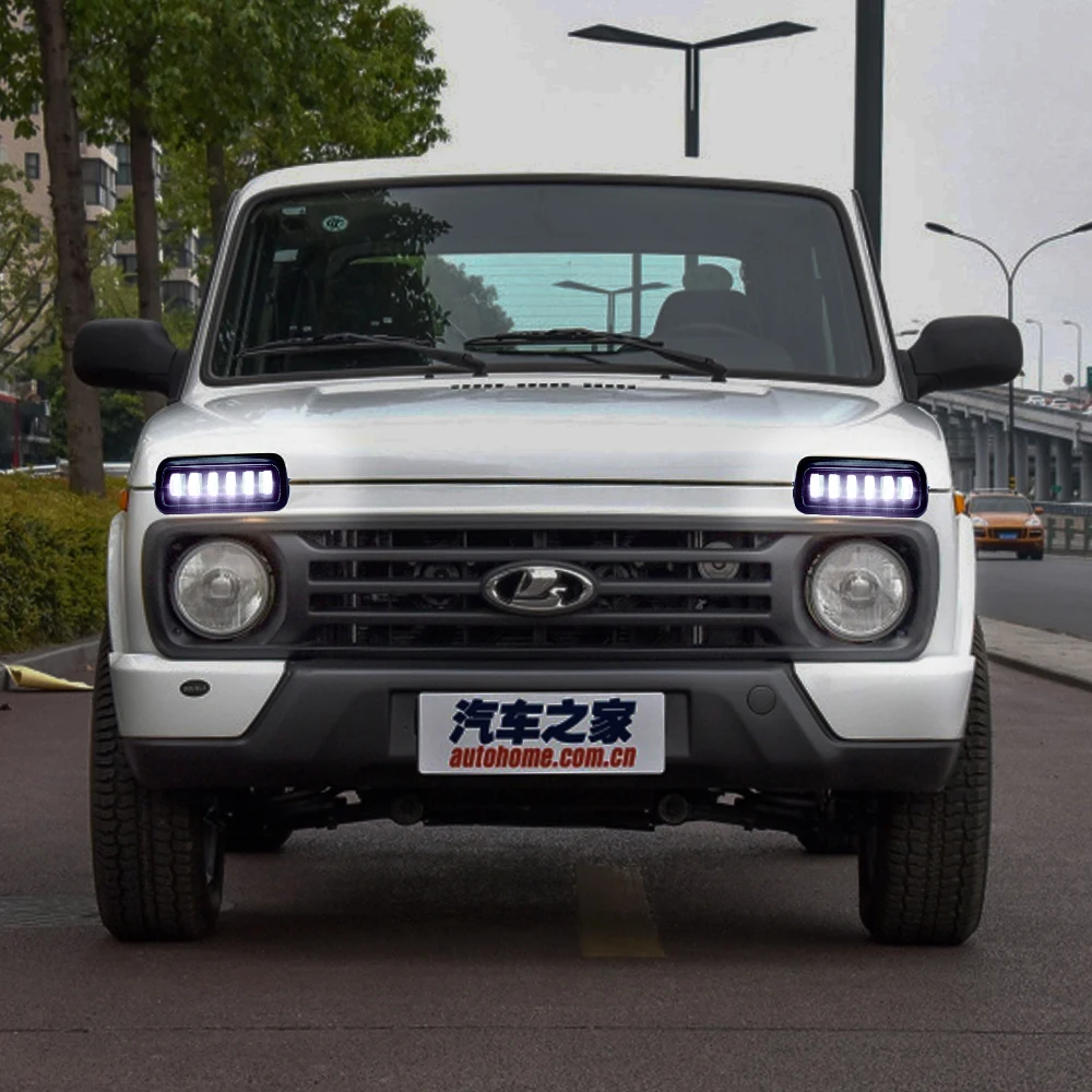 For LADA NIVA 4X4 2121 URBAN Headlight Daytime DRL RUNNING LIGHT AND TAIL LED LIGHT KIT Smoked
For LADA NIVA 4X4 2121 URBAN Headlight Daytime DRL RUNNING LIGHT AND TAIL LED LIGHT KIT Smoked