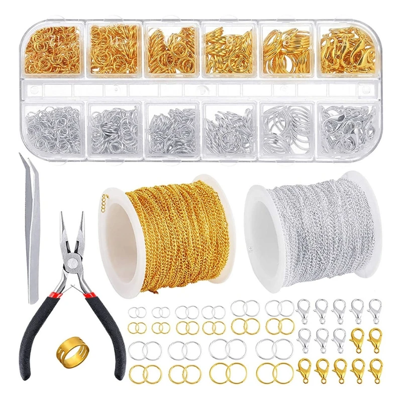 Цепочка для изготовления ювелирных изделий с застежкой-лобстером и прыгающими кольцами, 960 шт., 40 шт.
Цепочка для изготовления ювелирных изделий с застежкой-лобстером и прыгающими кольцами, 960 шт., 40 шт.