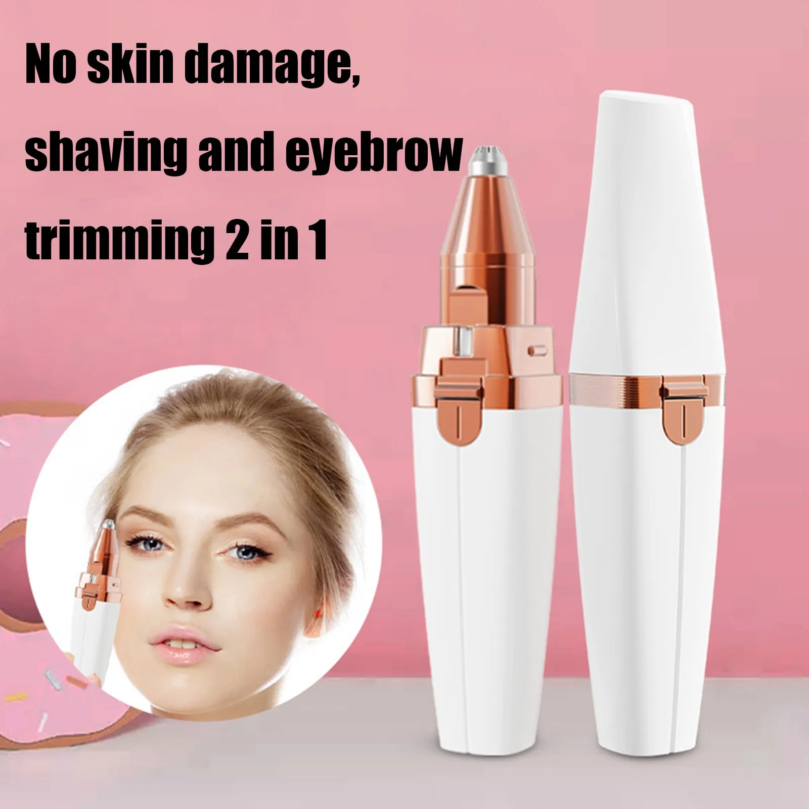 Battery Women Eyebrow Scraper Electric Hair Remover Auto Eye Brow Epilator Mini Shaver Razors Portable Facial Hair Remover
Battery Women Eyebrow Scraper Electric Hair Remover Auto Eye Brow Epilator Mini Shaver Razors Portable Facial Hair Remover