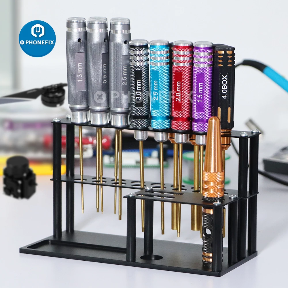 18 Holes Screwdriver Storage Rack Holder Screwdriver Organizers Holder for Hex Cross Screw Driver RC Tools Kit Container Tools
18 Holes Screwdriver Storage Rack Holder Screwdriver Organizers Holder for Hex Cross Screw Driver RC Tools Kit Container Tools