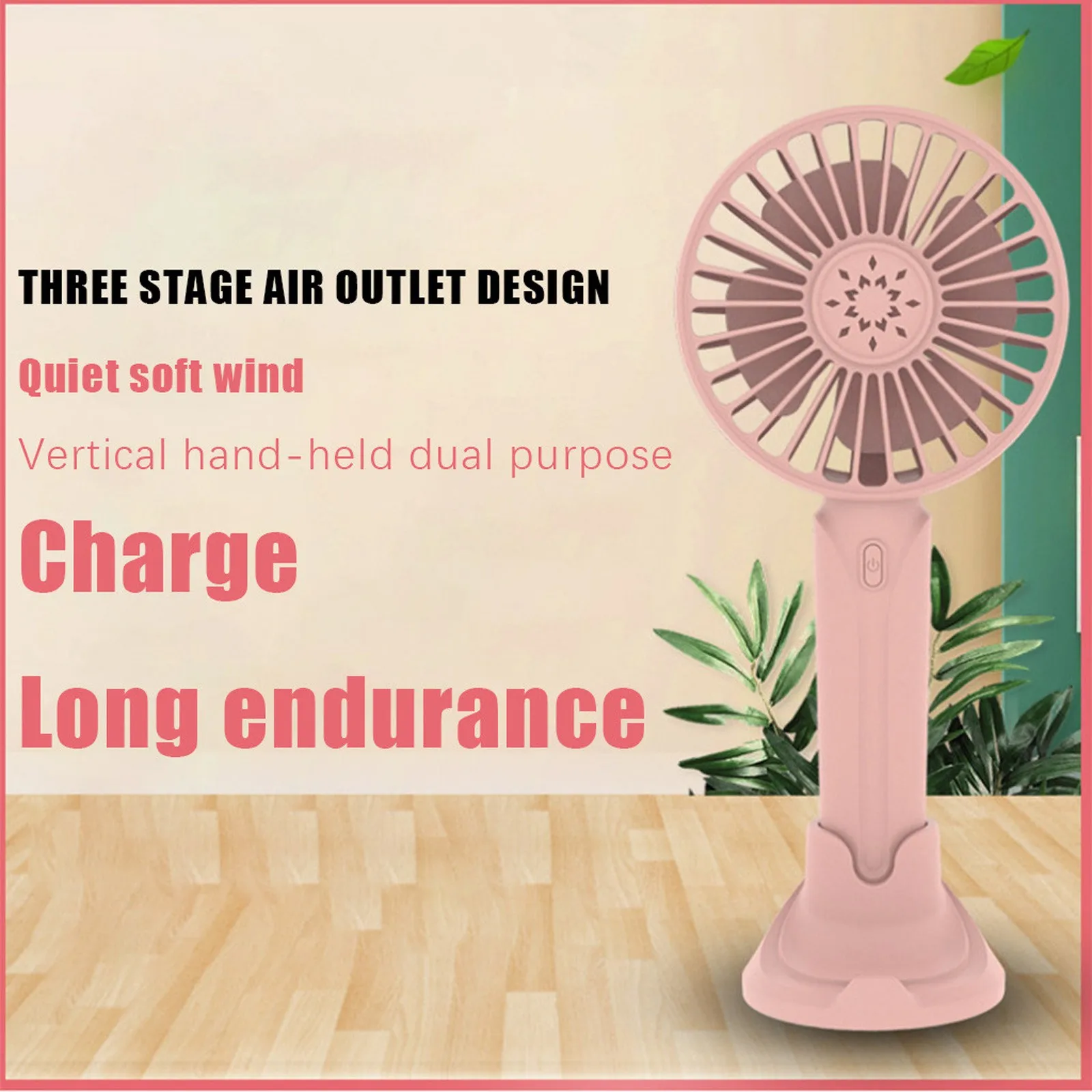 Handheld Fan Portable 3 Speed Personal Fan With Base 6-15 Hours Easy Operated Outdoor Air Cooler Summer Outdoor Travel Hand Fan
Handheld Fan Portable 3 Speed Personal Fan With Base 6-15 Hours Easy Operated Outdoor Air Cooler Summer Outdoor Travel Hand Fan