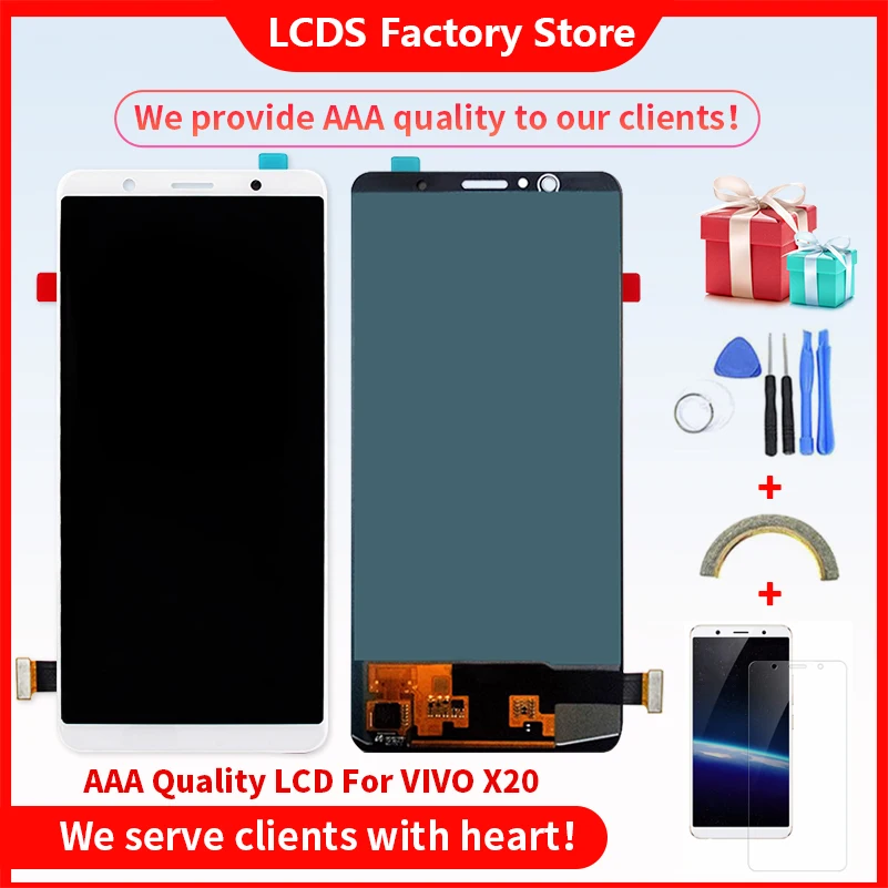 6.01“ Grade AAA Quality LCD For VIVO X20 LCD With Frame LCD Display Screen For VIVO X20 LCD With Frame Display Screen 10-Touch
6.01“ Grade AAA Quality LCD For VIVO X20 LCD With Frame LCD Display Screen For VIVO X20 LCD With Frame Display Screen 10-Touch