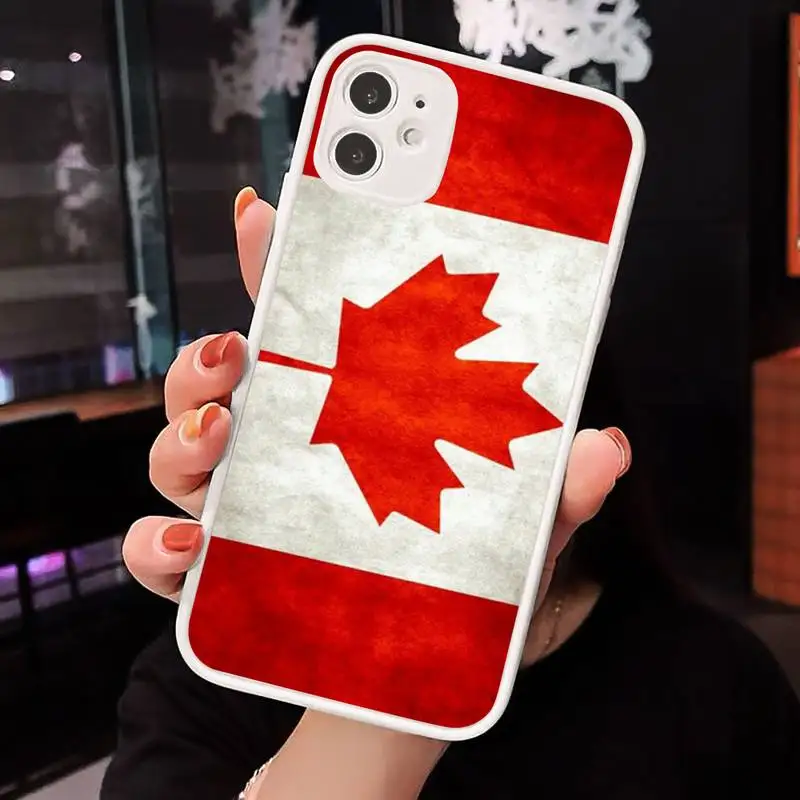 Canada Canadian Flag Phone Case Matte Transparent for iPhone 7 8 11 12 s mini pro X XS XR MAX Plus cover funda
Canada Canadian Flag Phone Case Matte Transparent for iPhone 7 8 11 12 s mini pro X XS XR MAX Plus cover funda