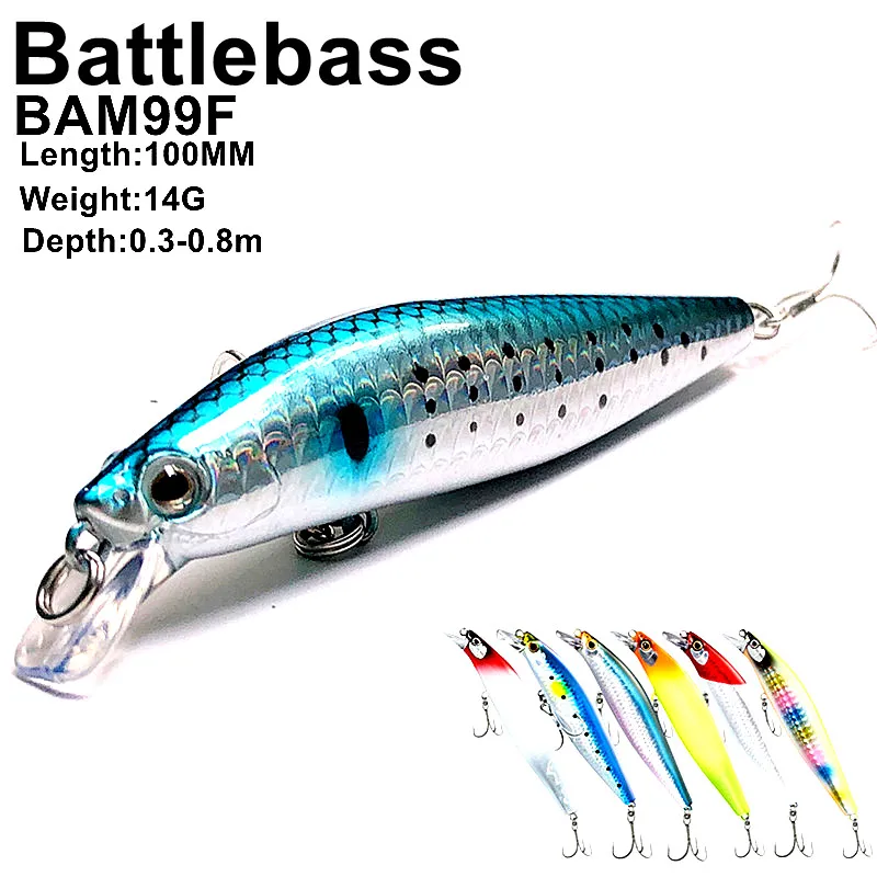 Приманка в виде гольяна Battlebass, 100 мм, 14 г, 3D воблер с глазами воблер, искусственная пластиковая жесткая приманка, рыболовная снасть
Приманка в виде гольяна Battlebass, 100 мм, 14 г, 3D воблер с глазами воблер, искусственная пластиковая жесткая приманка, рыболовная снасть