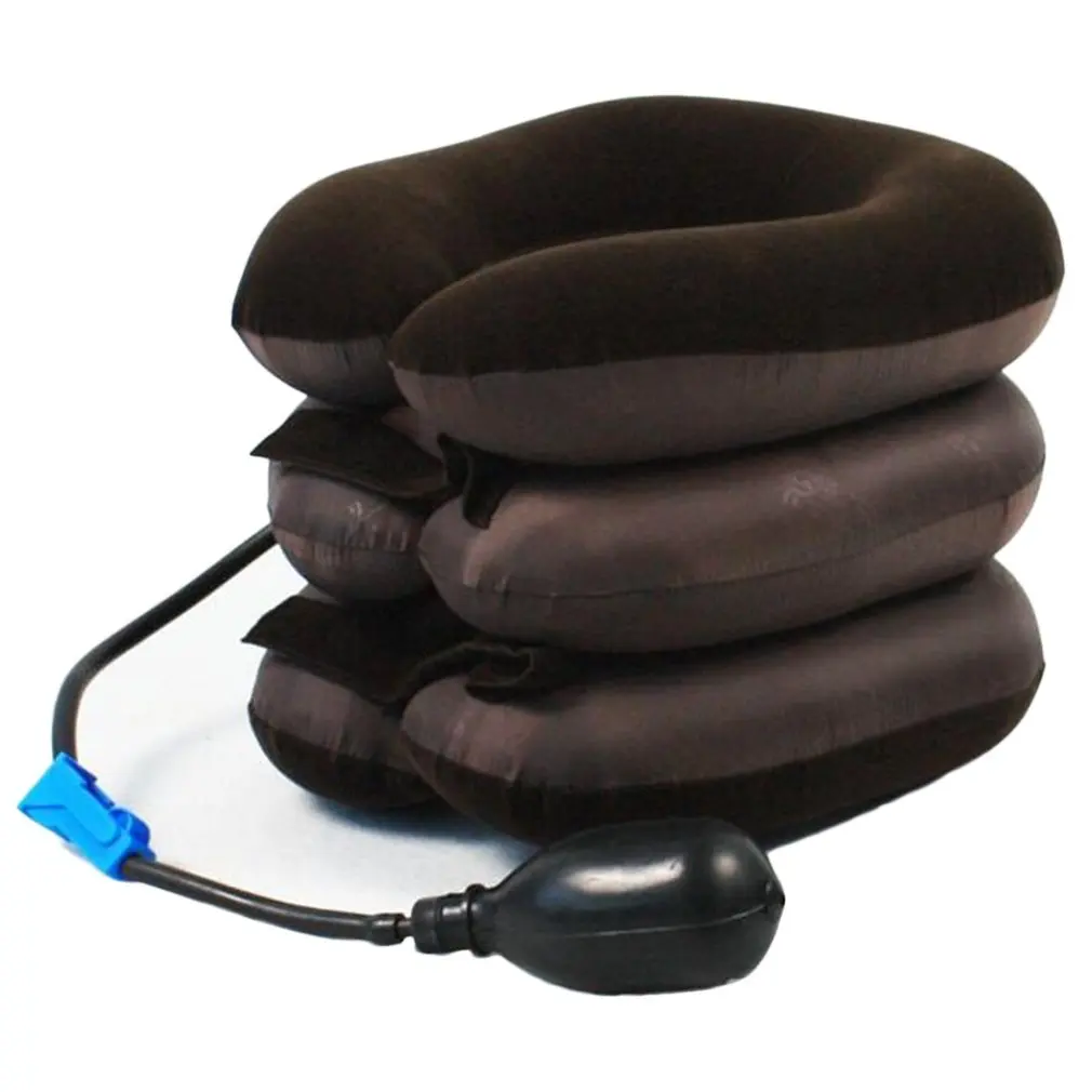 Фото Надувной мягкий бандаж для шеи и позвонков устройство сцепления головной боли(Aliexpress на русском)