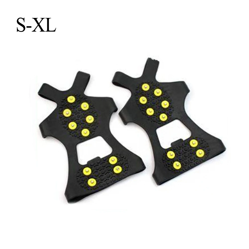 1Pair 10 Studs Spike Shoes Crampon Unisex Anti-Skid Snow Ice Gripper Climbing Shoe Spikes Grips Cleats Overshoes Crampons S/M/L
1Pair 10 Studs Spike Shoes Crampon Unisex Anti-Skid Snow Ice Gripper Climbing Shoe Spikes Grips Cleats Overshoes Crampons S/M/L