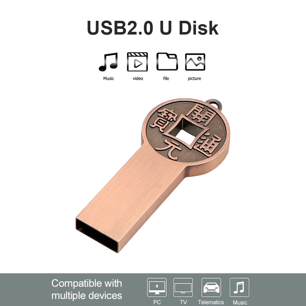 Metal USB Pendrive Ancient Chinese Coin USB Flash Drive Jump Thumbdrive Waterproof Metal Key Pendrive Card Memory Stick
Metal USB Pendrive Ancient Chinese Coin USB Flash Drive Jump Thumbdrive Waterproof Metal Key Pendrive Card Memory Stick