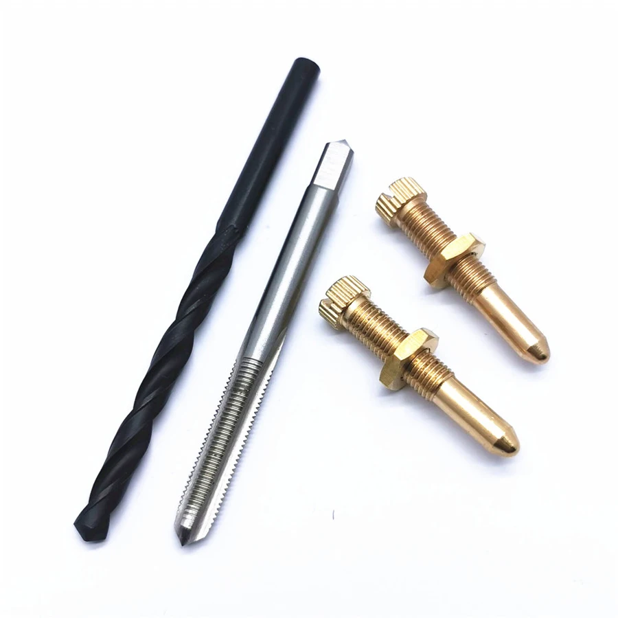 Carburetor repair kit Jamb Nut drill bit + tap install kit for Yamaha Banshee TORS delete 1987-2006
Carburetor repair kit Jamb Nut drill bit + tap install kit for Yamaha Banshee TORS delete 1987-2006