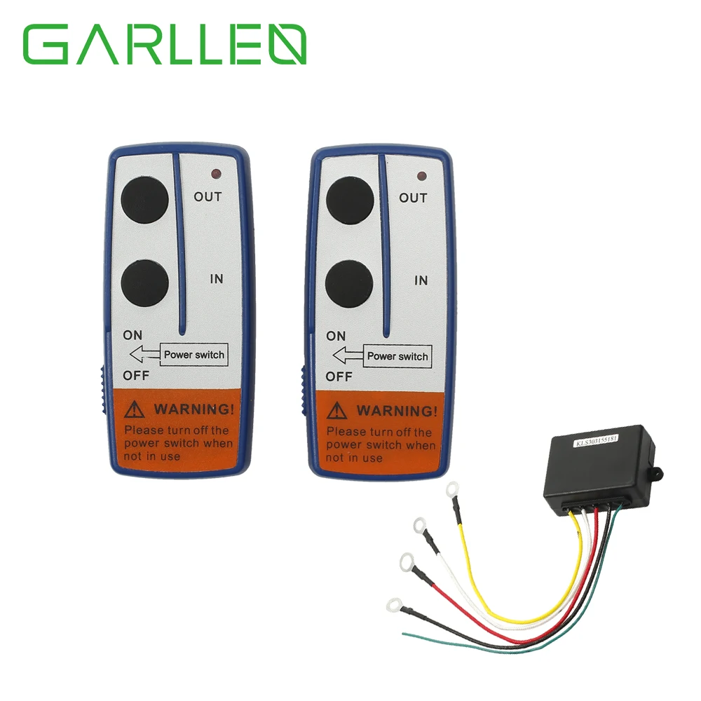GARLLEN 12V Wireless Winch Remote Control Kit With Power In And Power Out For Winches Up To 17,000lb For JEEP ATV SUV
GARLLEN 12V Wireless Winch Remote Control Kit With Power In And Power Out For Winches Up To 17,000lb For JEEP ATV SUV