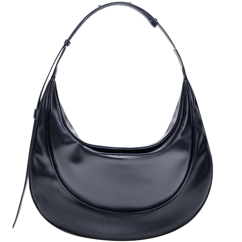 2021 Spring Simple Half Moon Bag Soft Tote Bag For Women Saddle Armpit Single Pu Shoulder Messenger Bag JKLN
2021 Spring Simple Half Moon Bag Soft Tote Bag For Women Saddle Armpit Single Pu Shoulder Messenger Bag JKLN