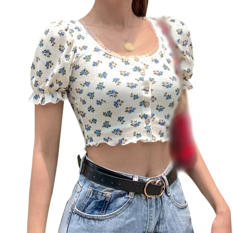2021 Women O-Neck Short Sleeve Top T Shirt Women Tees Korean Style Sexy Floral Slim Short Streetwear T-shirt
2021 Women O-Neck Short Sleeve Top T Shirt Women Tees Korean Style Sexy Floral Slim Short Streetwear T-shirt