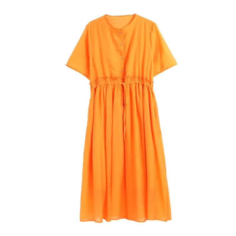 XITAO Draw String Shrunk Waist Bandage Dress Solid Color Summer New Casual O-neck Collar Fashion Loose Temperament Women CLL1092
XITAO Draw String Shrunk Waist Bandage Dress Solid Color Summer New Casual O-neck Collar Fashion Loose Temperament Women CLL1092