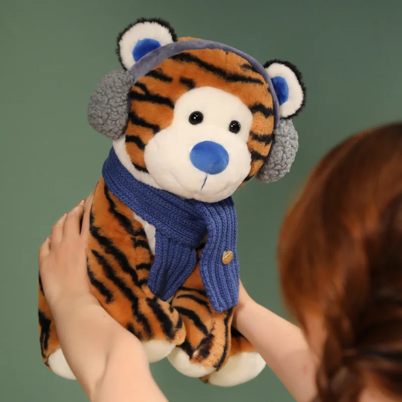 25/40cm cute tiger plush toy kawaii scarf plush animal baby holiday gift home decoration Juguetes de peluche
25/40cm cute tiger plush toy kawaii scarf plush animal baby holiday gift home decoration Juguetes de peluche