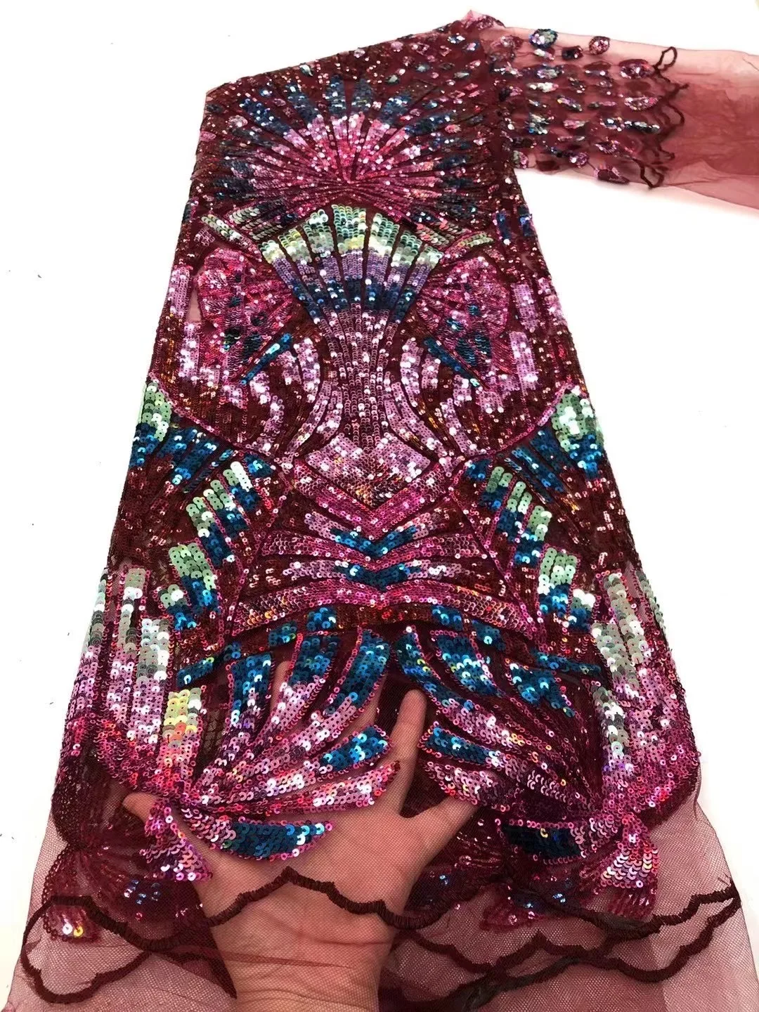 (5yards/pc) High quality African tulle lace multicolored sequins French net lace fabric with embroidery for party dress FZZ031
(5yards/pc) High quality African tulle lace multicolored sequins French net lace fabric with embroidery for party dress FZZ031