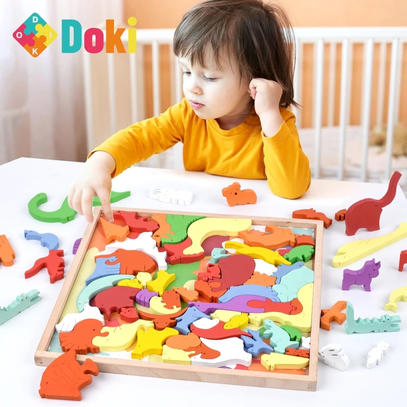 3D Puzzles Toy Animal Cartoon Multilayer Jigsaw Puzzle Creative Baby Wooden Early Educational Cognition Toys For Children Gifts
3D Puzzles Toy Animal Cartoon Multilayer Jigsaw Puzzle Creative Baby Wooden Early Educational Cognition Toys For Children Gifts